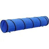 vidaXL Hondentunnel Ø 40 x 200 cm polyester blauw