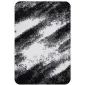 Dutch House Fréjus Badmat 60x90cm zwart zwart Microfiber Badkamermat