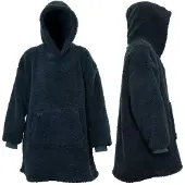 Unique living hoodie teddy 70x50cm blue