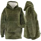 Unique living hoodie kids hoodie green