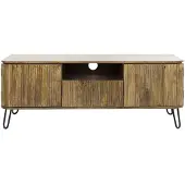 Hoyz Collection tv-meubel wave 135cm mangohout zandkleur