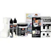 Viva Decor Creatieve set "Trenddecor betondeffect" Betonpasta voor echt uitziende betondeffecten (Grijs)