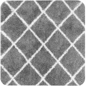 Dutch House Bidetmat Menton - grey 60x60cm