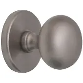 Hardbrass Voordeurknop IRIS 56mm - PVD Inox