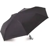 Lexon PARAPLUIE AIRLINE MINI UMBRELLA AUTO NOIR ALU