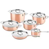 Ducq Koperen Pannenset 6-delig