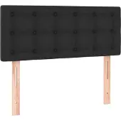 vidaXL Hoofdbord 100x5x78/88 cm kunstleer zwart