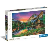 Clementoni - Puzzel - 6000 Stukjes - Alpine Meer - Puzzel Voor Volwassenen