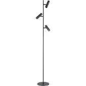 Highlight Vloerlamp Trend 3 Lichts Zwart Met Messing