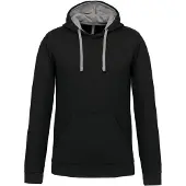 Kariban K446 Sweater Hooded Gecontrasteerde Capuchon Regular Fit | Maat: L