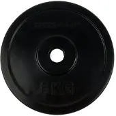 Tunturi Halterschijf - Halter gewichten - 1x 5 kg - 30mm - Rubber - Incl. gratis fitness app