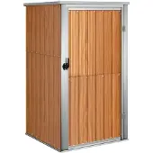 vidaXL Tuinschuur 88x89x161 cm gegalvaniseerd staal bruin