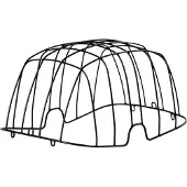 Basil Buddy Space Frame Draadkoepel - Staal - Zwart