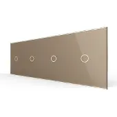 Livolo Dimmer in goud, zwart, wit en grijs | design, bestel nu