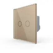 Livolo | Goud | 2 | Dimmer | Wisselschakelaar - Bekijk hier!