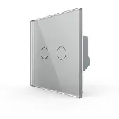Livolo | Grijs | 2 | Zonwering | Schakelaar | Smart Home - Bekijk