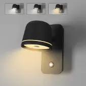 Livolo Wandverlichting | Zwart | Met Touch Dimmer | Dim to Warm |