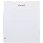 Meyco Baby Hello World ledikant laken - taupe - 100x150cm - 0.3 TOG