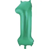 Folat Folieballon 1 mat groen (mat groen)