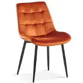 Molecule Stoel Juta Fluweel Oranje