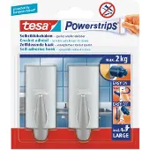 TESA Haak Large Trend Chroom Zilver zilver Kunststof Ophanghaken