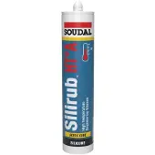 Soudal Silirub HT-A, hittebestendige siliconenkit (310ml)
