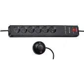 Brennenstuhl Eco-Line Comfort Switch Stekkerdoos 6 voudig anthraciet 2m H05VV-F 3G1,5 *BE*