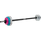 VirtuFit Aerobic Pump Set Pro Rubber - 20 kg - Gekleurd