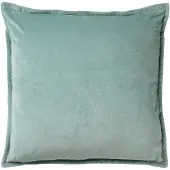 Dutch decor - CAITH - Kussenhoes 50x50 cm - 100% katoen velvet - Jadeite - lichtgroen