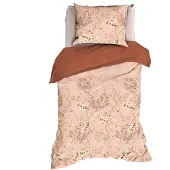Satin d'or Dekbedovertrek Naoki Copper Satijn-140 x 200 / 220 cm | 1-Persoons