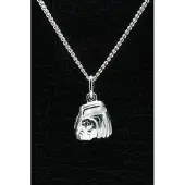 MOOYE ® - Collectie Zilveren Honkbalhandschoen ketting hanger - middel