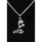 MOOYE ® - Collectie Zilveren Wegenwacht ketting hanger