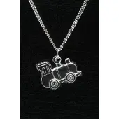 MOOYE ® - Collectie Zilveren Trein locomotief ketting hanger