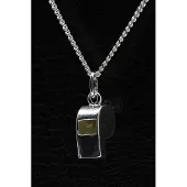 MOOYE ® - Collectie Zilveren Scheidsrechtersfluit ketting hanger