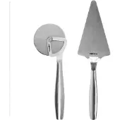 Boska Pizzaset Copenhagen Silver (2-Delig)