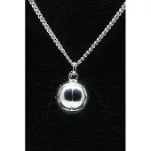 MOOYE ® - Collectie Zilveren Voetbal 11 mm. ketting hanger