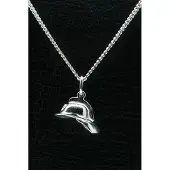 MOOYE ® - Collectie Zilveren Brandweerhelm ketting hanger - middel