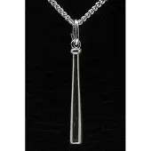 MOOYE ® - Collectie Zilveren Honkbal knuppel ketting hanger