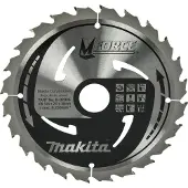 Makita Cirkelzaagblad voor Hout | Mforce | Ø 185mm Asgat 30mm 24T - B-32035