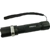 ARO houseware Zaklamp LED zwart aluminium 15cm zoom zwart Zaklamp