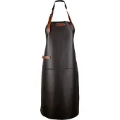 Xapron - Dallas Schort met Nekband Leer Bruin - Leer - Bruin
