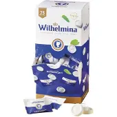 Wilhelmina pepermunt vegan 75 stuks - Doos 6 stuks