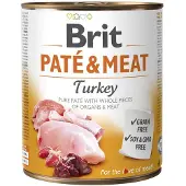 Brit Kalkoenpaté En-vlees 400g 6 Eenheden