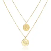 LGT JWLS Multilayer Ketting Coins - 2 lagen