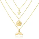 LGT JWLS Multilayer Ketting Ocean - 3 lagen