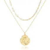 LGT JWLS Multilayer Ketting Coin - 2 lagen