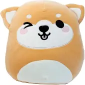 Nobrand Pluche Squidglys Shuggs de Shiba Inu hond Adoramals Huisdieren