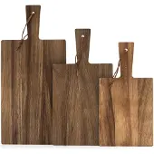 Markus Aujalay Markus Tapas Snijplank Pak Van 3 - Snijplanken Leer Wood - 1560c