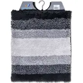 Wicotex bidetmat regenboog zwart grijs 50x60cm
