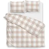 Zohome Zo Home Dekbedovertrek Katoen Quattro di Lino - sandy beige 240x200/220cm